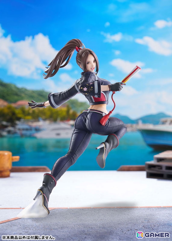 「餓狼伝説 City of the Wolves」スタイリッシュかつセクシーなライダースーツに身を包んだ不知火舞がフィギュア化！ゲーム内モデルに基づき忠実に再現の画像15