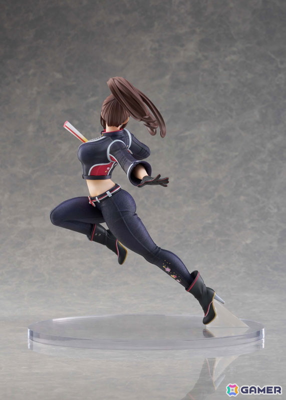 「餓狼伝説 City of the Wolves」スタイリッシュかつセクシーなライダースーツに身を包んだ不知火舞がフィギュア化！ゲーム内モデルに基づき忠実に再現の画像6