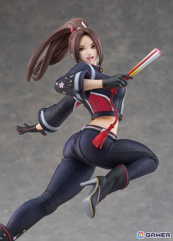 「餓狼伝説 City of the Wolves」スタイリッシュかつセクシーなライダースーツに身を包んだ不知火舞がフィギュア化！ゲーム内モデルに基づき忠実に再現の画像9