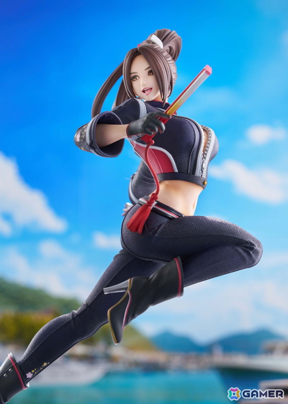 「餓狼伝説 City of the Wolves」スタイリッシュかつセクシーなライダースーツに身を包んだ不知火舞がフィギュア化！ゲーム内モデルに基づき忠実に再現の画像