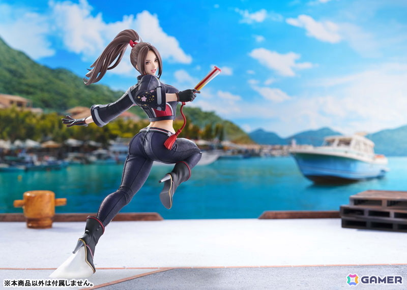 「餓狼伝説 City of the Wolves」スタイリッシュかつセクシーなライダースーツに身を包んだ不知火舞がフィギュア化！ゲーム内モデルに基づき忠実に再現の画像