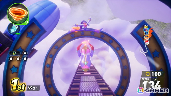 「ソニックレーシング クロスワールド」パックマンパックで登場するコース・パックビレッジ＆メイズではリングに変化が！？獲得すると聞きなじみのある音もの画像