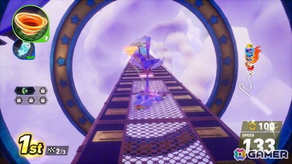 「ソニックレーシング クロスワールド」パックマンパックで登場するコース・パックビレッジ＆メイズではリングに変化が！？獲得すると聞きなじみのある音もの画像