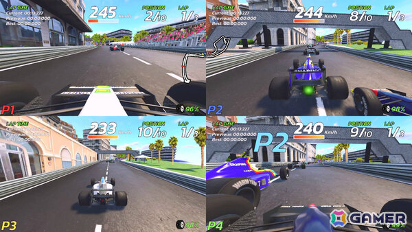 アーケードレーシング「4PGP - Nintendo Switch 2 Edition」のゲームプレイトレーラーが公開！の画像