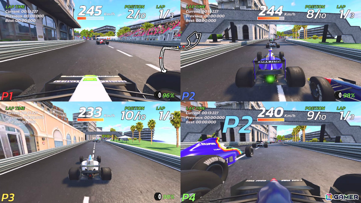 アーケードレーシング「4PGP - Nintendo Switch 2 Edition」のゲームプレイトレーラーが公開！の画像6