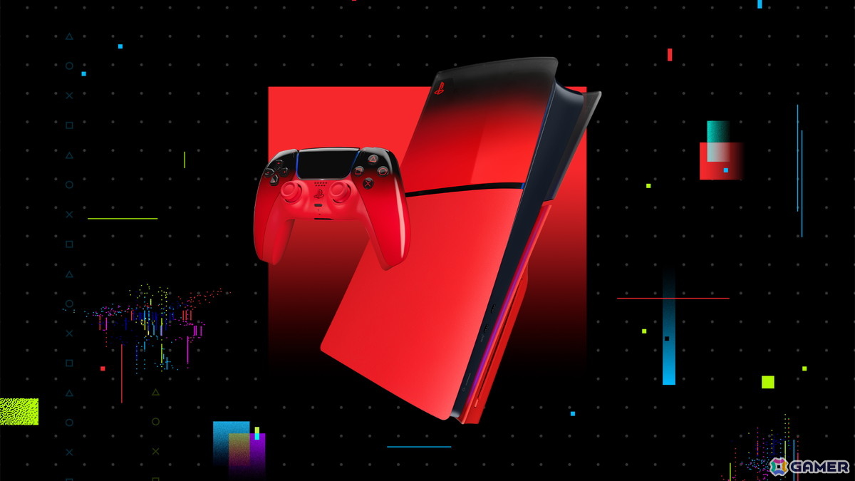 DualSenseとPS5本体カバーの新デザイン「ハイパーポップ コレクション」が3月12日に発売！光沢感のあるブラックとネオンカラーが合わさったデザインにの画像