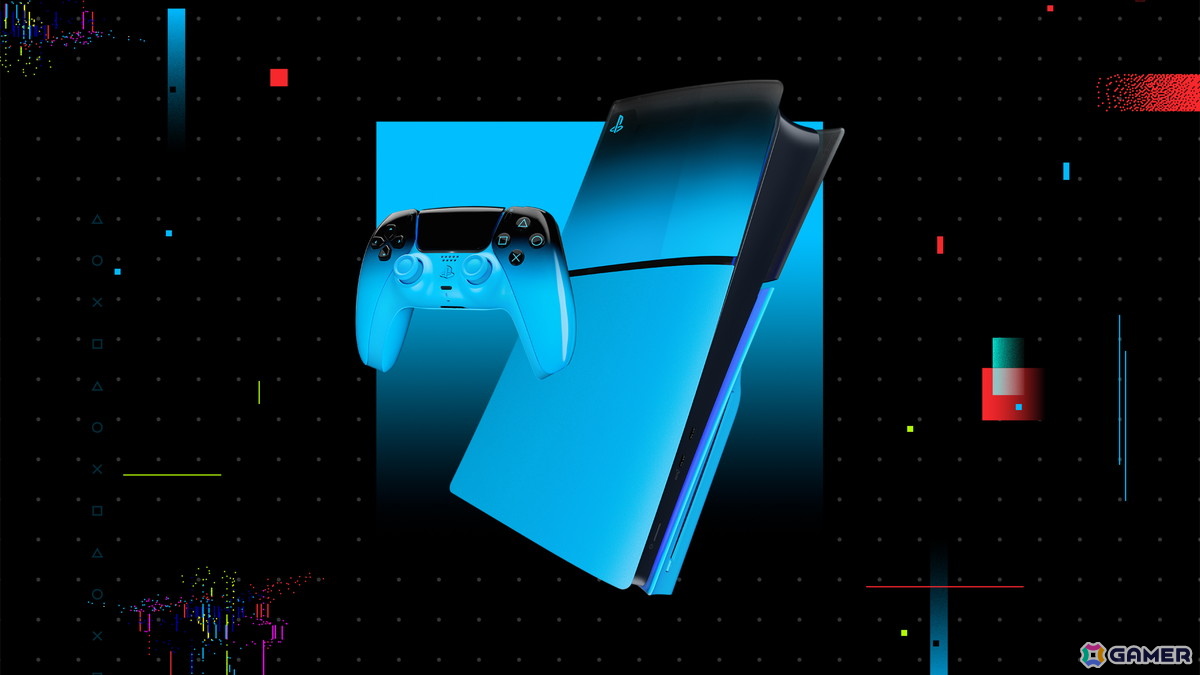 DualSenseとPS5本体カバーの新デザイン「ハイパーポップ コレクション」が3月12日に発売！光沢感のあるブラックとネオンカラーが合わさったデザインにの画像