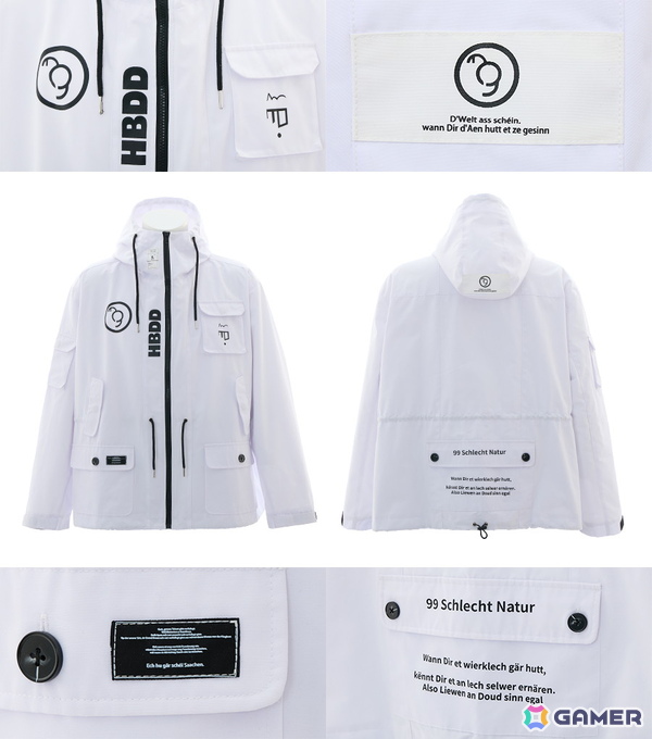 「HUNDRED LINE -最終防衛学園-」澄野拓海モデルのボディバッグ＆蒼月衛人モデルのアウター2種がSuperGroupiesより登場！の画像