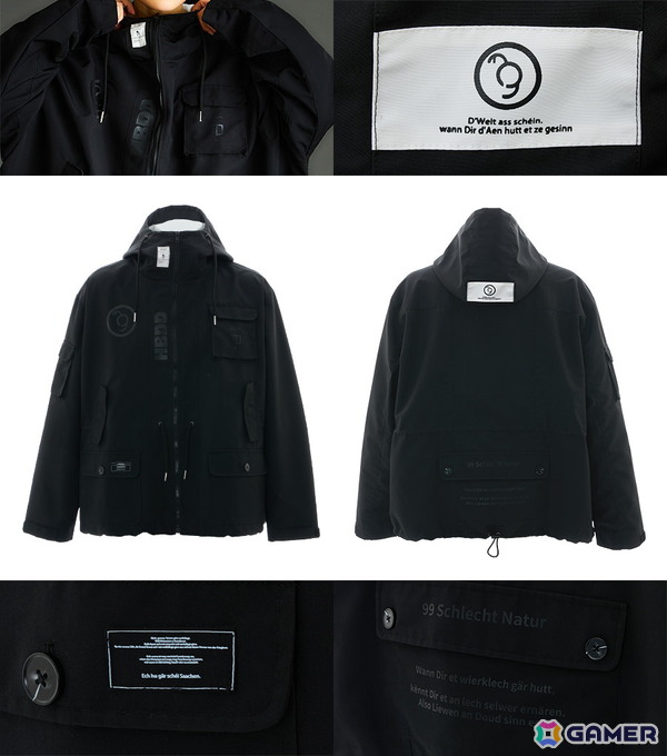 「HUNDRED LINE -最終防衛学園-」澄野拓海モデルのボディバッグ＆蒼月衛人モデルのアウター2種がSuperGroupiesより登場！の画像