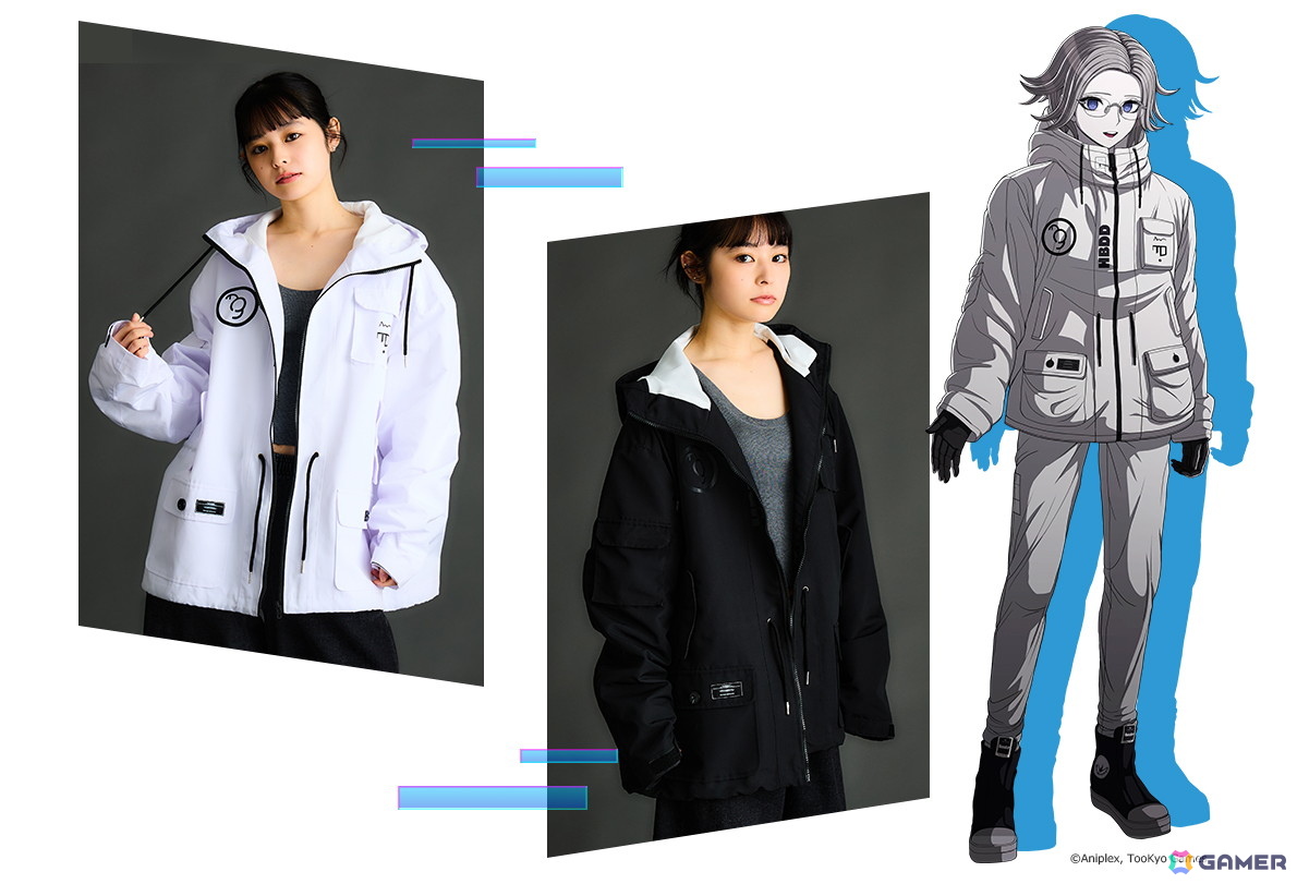 「HUNDRED LINE -最終防衛学園-」澄野拓海モデルのボディバッグ＆蒼月衛人モデルのアウター2種がSuperGroupiesより登場！の画像