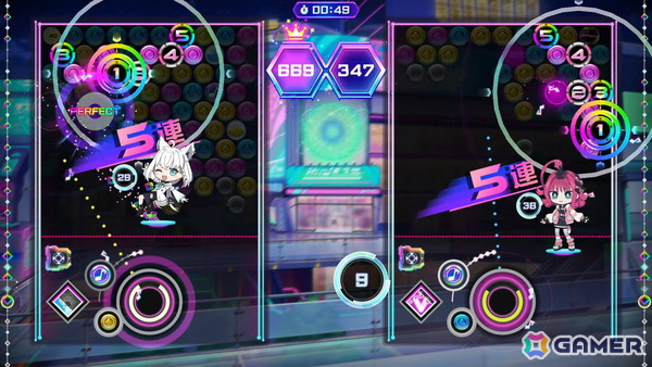 「QQQbeats!!!」で追加DLC「VTuberソングパック Vol.1」が配信！白上フブキさんや宝鐘マリンさんなど人気VTuberの楽曲が楽しめるの画像5
