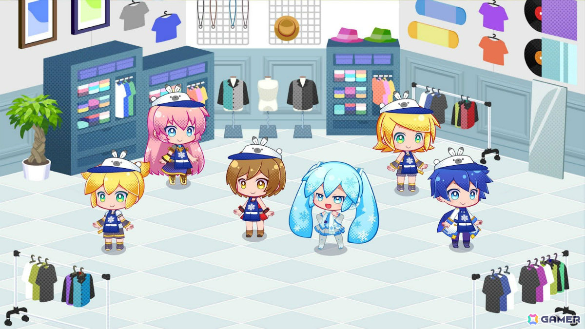 「初音ミク ロジックペイントS＋」雪ミク スカイタウンの世界観を楽しめるコスチュームや新パズルを収録した有料追加コンテンツが1月13日に配信！の画像