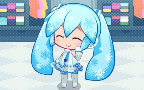 「初音ミク ロジックペイントS＋」雪ミク スカイタウンの世界観を楽しめるコスチュームや新パズルを収録した有料追加コンテンツが1月13日に配信！