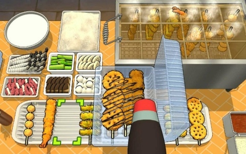 串カツ作りを直感的な操作で楽しめるカジュアル調理アクション「作って！串カツ」がSwitch/Steamで配信！最大4人までのローカルマルチプレイにも対応