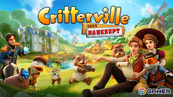 村づくりスローライフRPG「Critterville Goes Bankrupt」が発表！かわいい森の住人たちと共に破産寸前の街を立て直そうの画像1