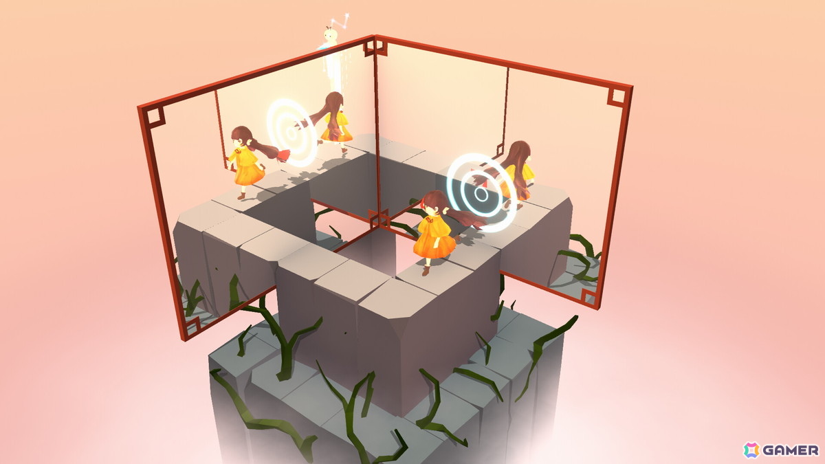 鏡像によるギミック解いていくビジュアルミラーパズルゲーム「AiliA」がSteamで配信！の画像2