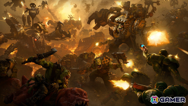 「Warhammer 40,000: Dawn of War IV」残忍かつ破壊衝動に満ちたオルク勢力にフォーカスしたCGIトレーラーが公開!の画像1
