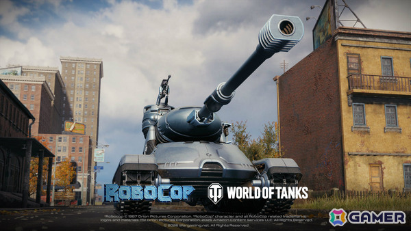 「World of Tanks」×映画「ロボコップ」のコラボが1月15日より開催！強力な武装を備えたサイバネティック法執行車輌「OCP Peacekeeper」が登場の画像3