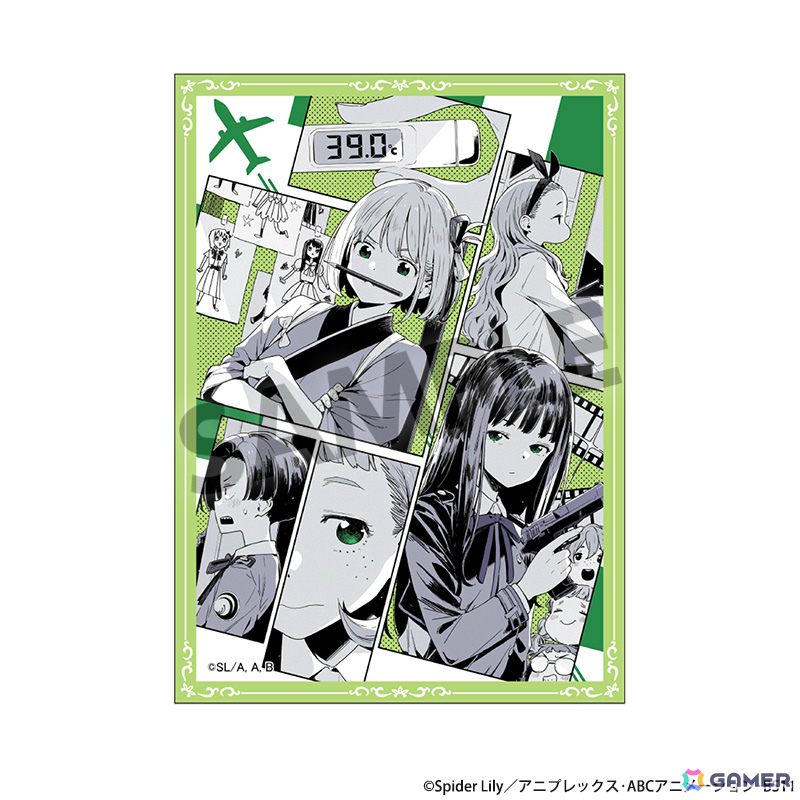 ショートムービー「リコリス・リコイル Friends are thieves of time.」のキービジュアルや各話ビジュアルを使ったグッズが登場！の画像