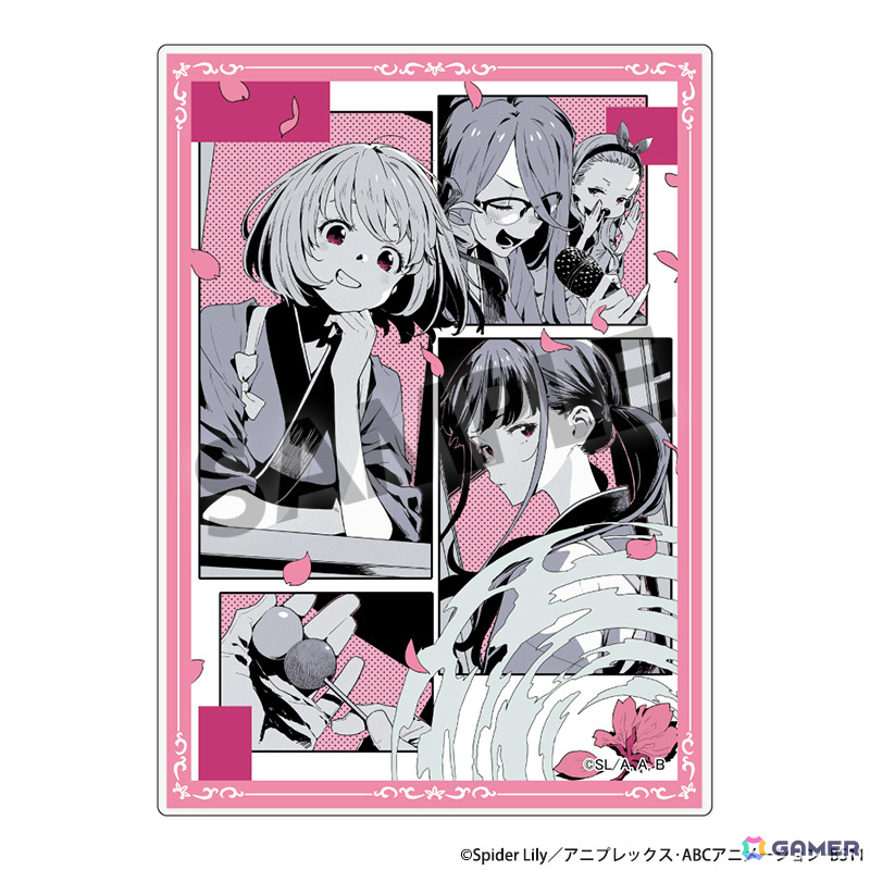 ショートムービー「リコリス・リコイル Friends are thieves of time.」のキービジュアルや各話ビジュアルを使ったグッズが登場！の画像