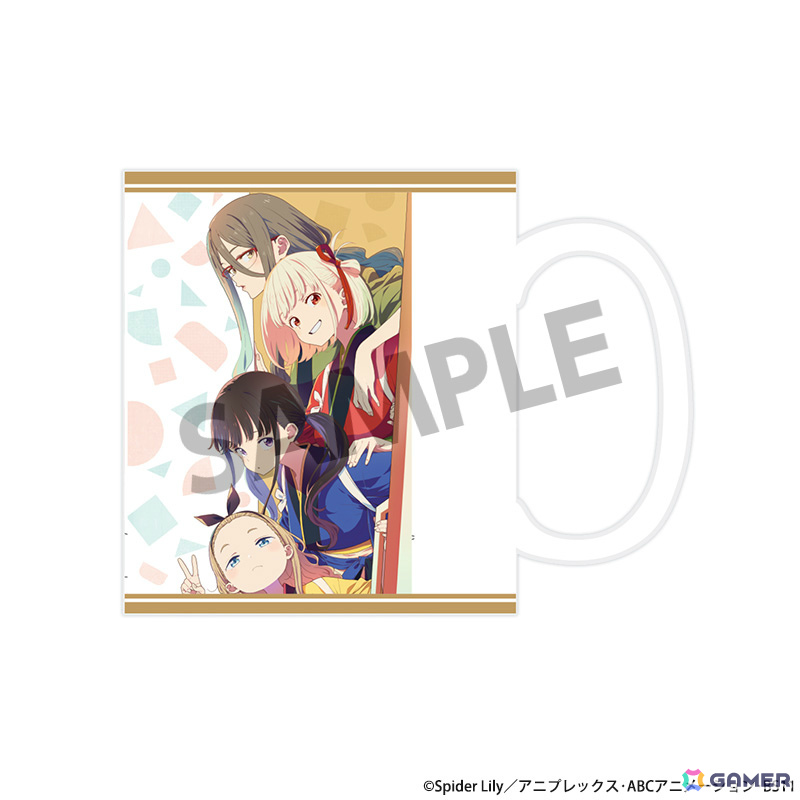 ショートムービー「リコリス・リコイル Friends are thieves of time.」のキービジュアルや各話ビジュアルを使ったグッズが登場！の画像