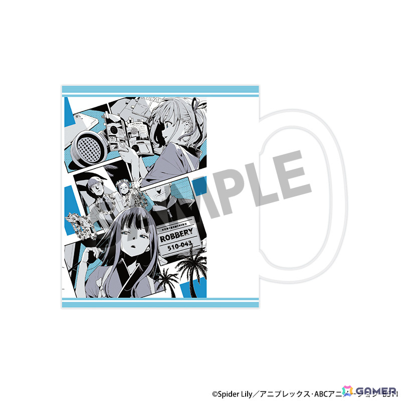 ショートムービー「リコリス・リコイル Friends are thieves of time.」のキービジュアルや各話ビジュアルを使ったグッズが登場！の画像