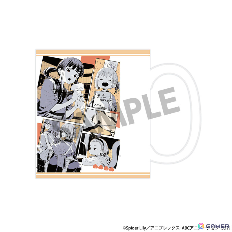 ショートムービー「リコリス・リコイル Friends are thieves of time.」のキービジュアルや各話ビジュアルを使ったグッズが登場！の画像