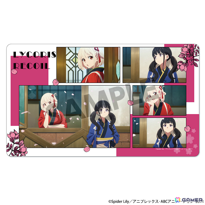 ショートムービー「リコリス・リコイル Friends are thieves of time.」のキービジュアルや各話ビジュアルを使ったグッズが登場！の画像