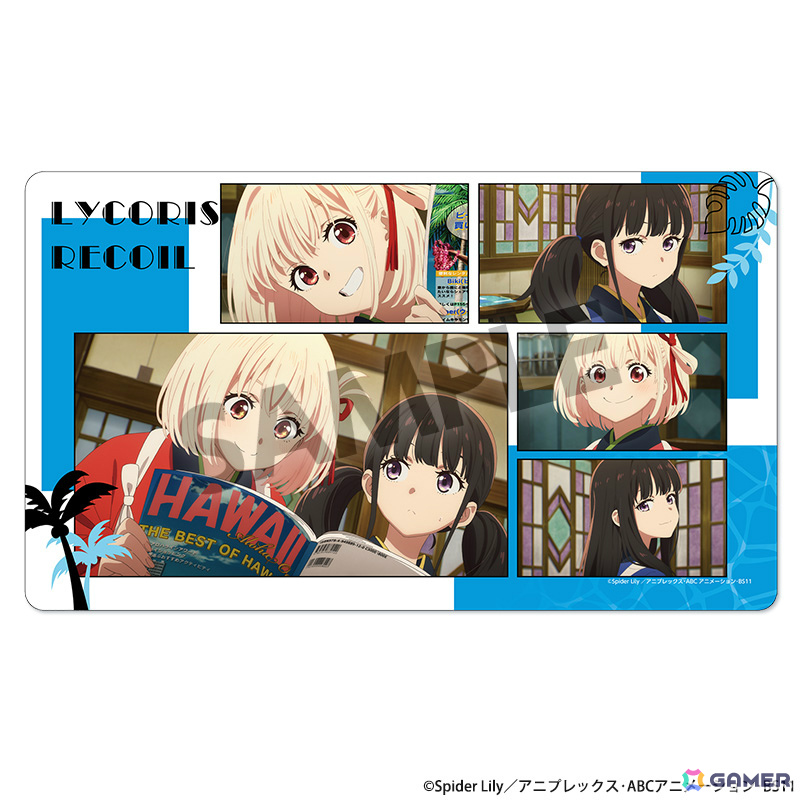 ショートムービー「リコリス・リコイル Friends are thieves of time.」のキービジュアルや各話ビジュアルを使ったグッズが登場！の画像