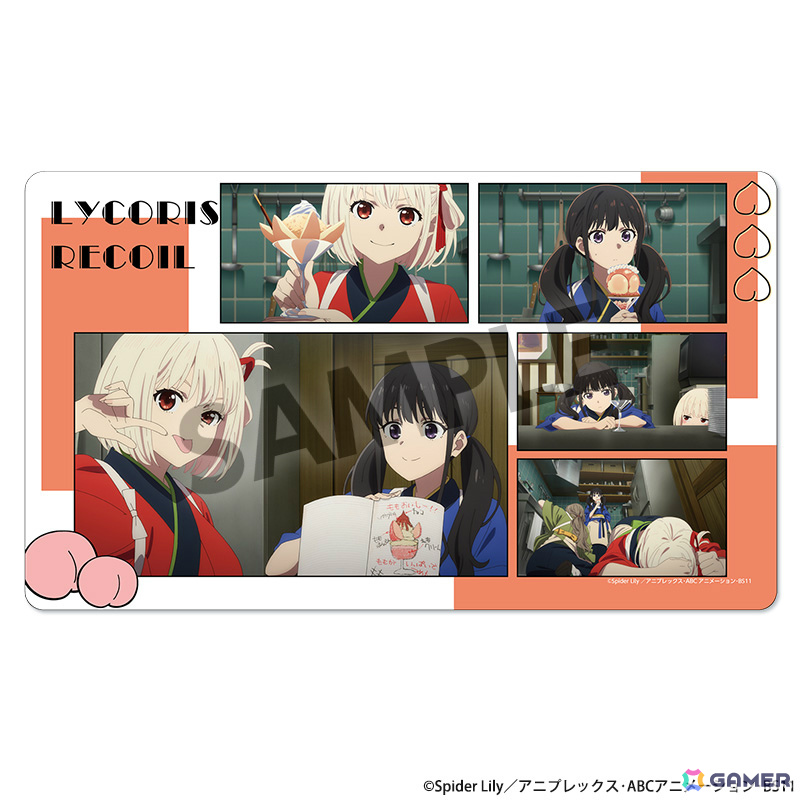 ショートムービー「リコリス・リコイル Friends are thieves of time.」のキービジュアルや各話ビジュアルを使ったグッズが登場！の画像