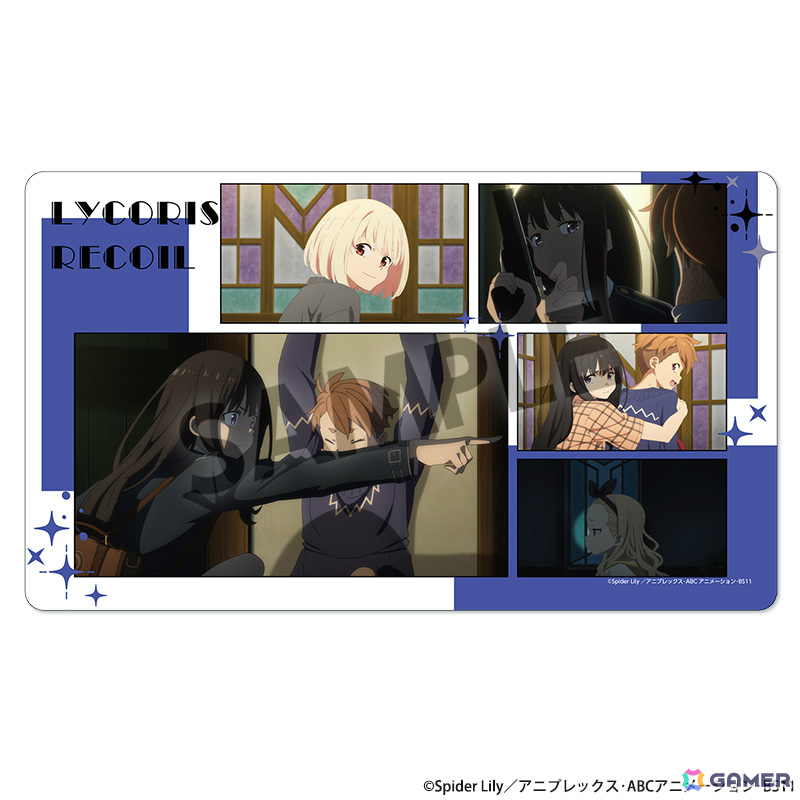 ショートムービー「リコリス・リコイル Friends are thieves of time.」のキービジュアルや各話ビジュアルを使ったグッズが登場！の画像