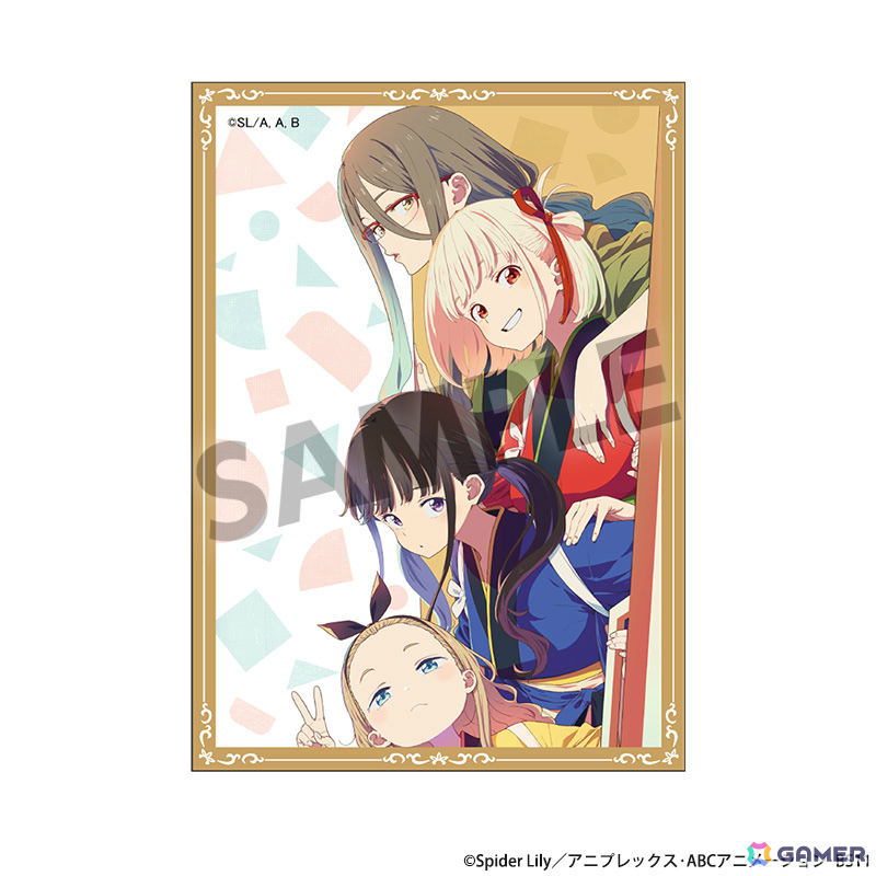 ショートムービー「リコリス・リコイル Friends are thieves of time.」のキービジュアルや各話ビジュアルを使ったグッズが登場！の画像