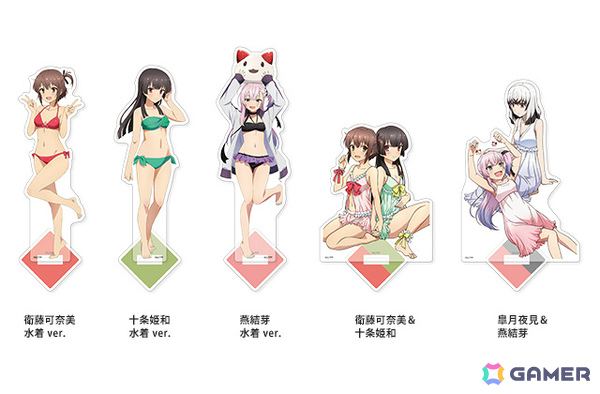 TVアニメ「刀使ノ巫女」水着姿の可奈美や姫和たちがアクリルスタンド＆BIGアクリルスタンドになって登場！の画像5