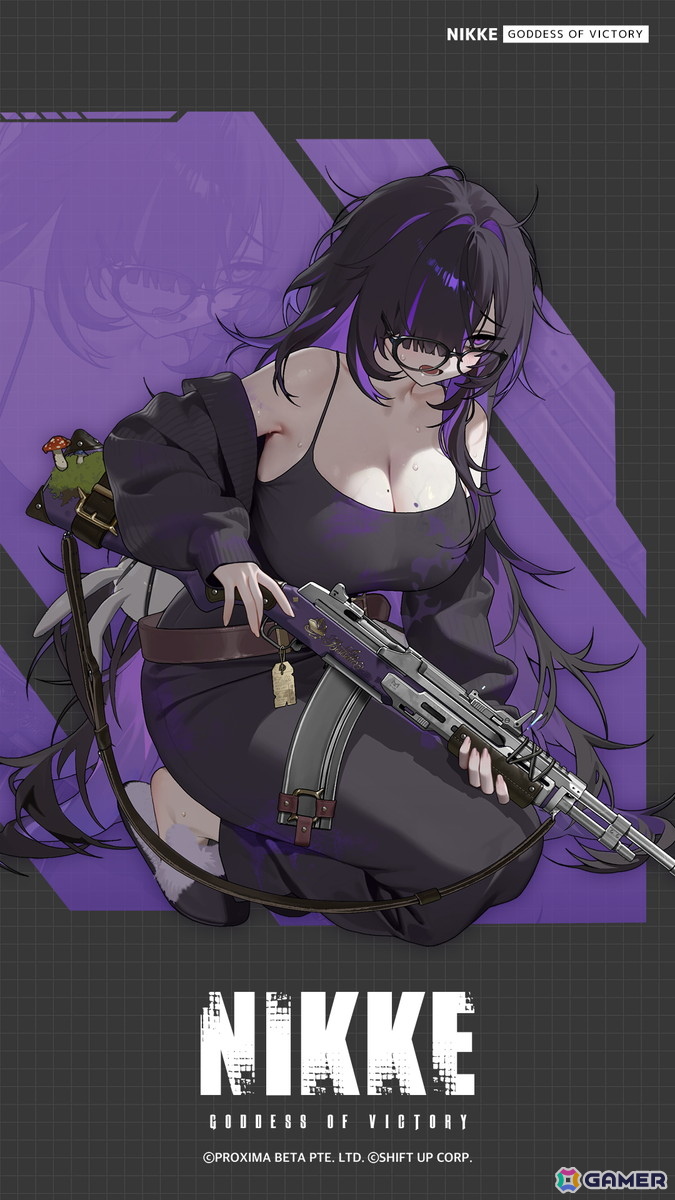 「勝利の女神：NIKKE」アークの秘密を守る陰気な司書「レーベル」（CV：大森日雅）が登場！新バージョン「SIN EDITOR」が1月15日に実装の画像