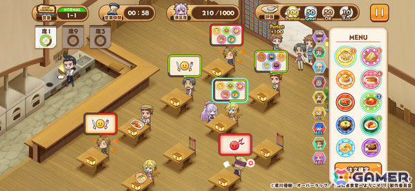 TVアニメ「追放者食堂へようこそ！」初のスマホゲームとなるハチャメチャ食堂アクション「追放者食堂へようこそ！オーダーラッシュ」の事前登録受付が開始！の画像2