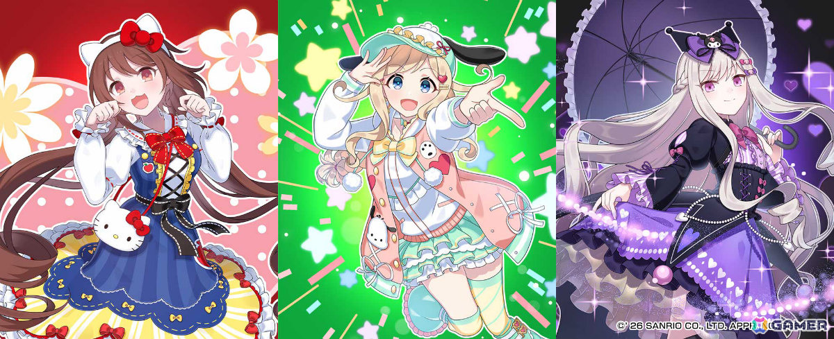 「ごまおつ」サンリオキャラクターズとのコラボイベントが開催！ハローキティ×ラナン、マイメロディ×カルミアなどのコラボキャラをゲットしようの画像