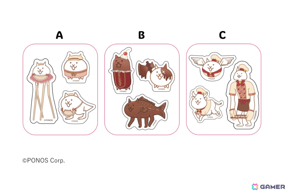 「にゃんこ大戦争」バレンタインをテーマにしたコラボカフェが2月4日よりand GALLERY有楽町店・なんば店・名古屋2号店で開催!の画像