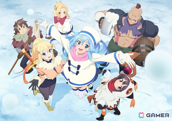 「このすば」TVアニメ4期が制作決定！オリジナルストーリーの新作ゲーム「この素晴らしい世界に祝福を！～この愛すべき街に繁栄を！～」も発表にの画像3