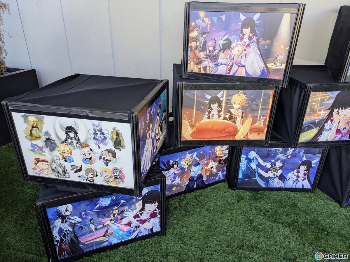 「原神」Luna IVリリース記念オフラインイベントの東京会場をレポート！ナド・クライのストーリー振り返りやヒーシ島のモチーフ、施設の限定ライトアップもの画像