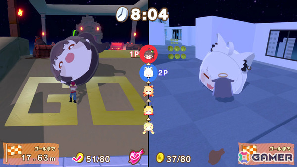「ホロライブごろごろマウンテン」Steam版が画面分割によるオフライン2人対戦に対応！「秘密結社holoX」「ReGLOSS＆FLOW GLOW」とのコラボDLCも配信の画像4