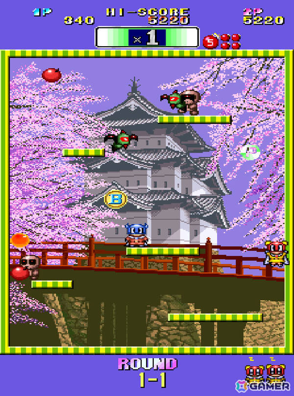 爆弾回収アクション「ボンジャックツイン」がアーケードアーカイブス／アーケードアーカイブス2で1月15日に配信！の画像