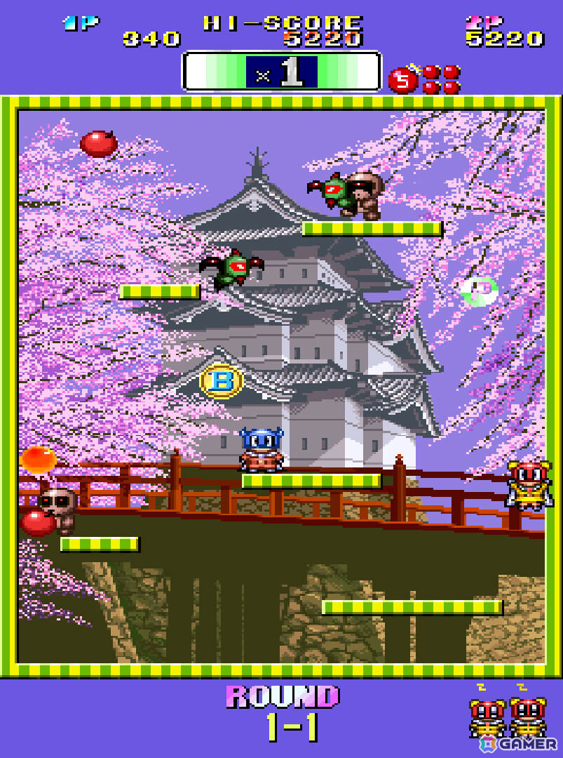 爆弾回収アクション「ボンジャックツイン」がアーケードアーカイブス／アーケードアーカイブス2で1月15日に配信！の画像2