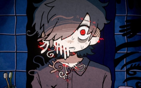 歯を磨いたら、白くなれますか？鏡の前で1週間を体験する狂気の選択型マルチエンドADV「白には戻れない」がリリース