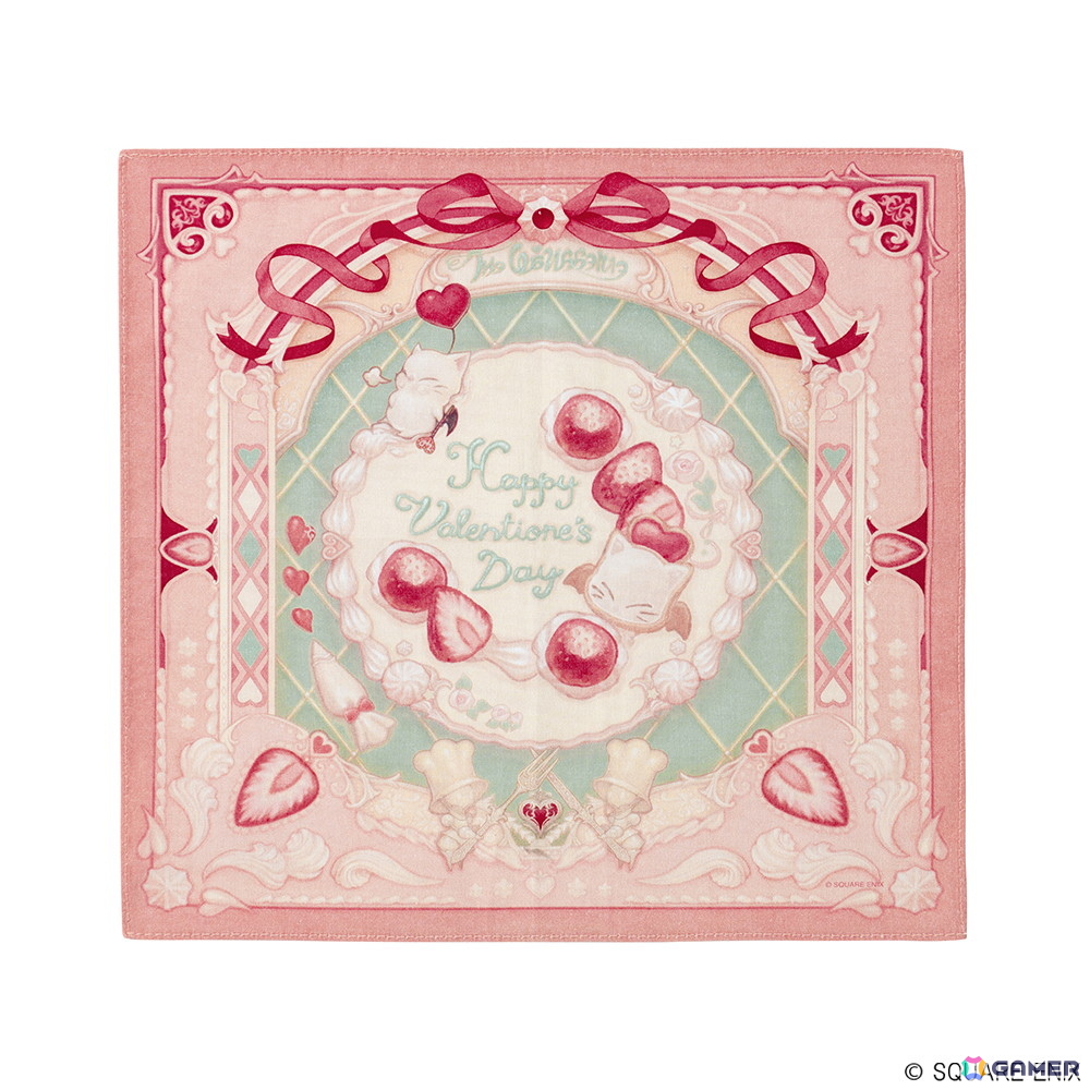 「ファイナルファンタジーXIV」より「ヴァレンティオンデー」モチーフのアーモンドチョコレートやハンカチ、メモ帳が登場！の画像