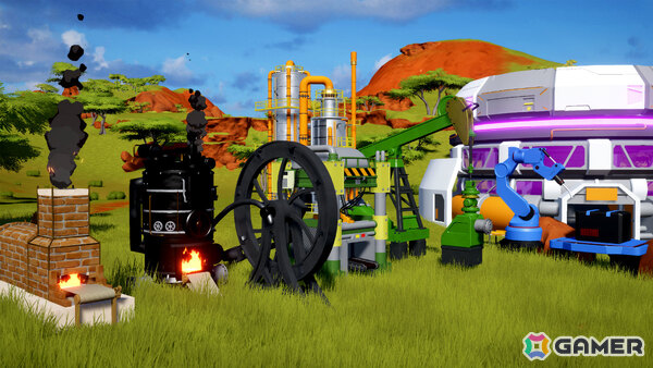 歯車で工場を動かす自動化工場シム×アニメ調RPG「moorestech」のSteamページ＆アナウンストレーラーが公開！の画像