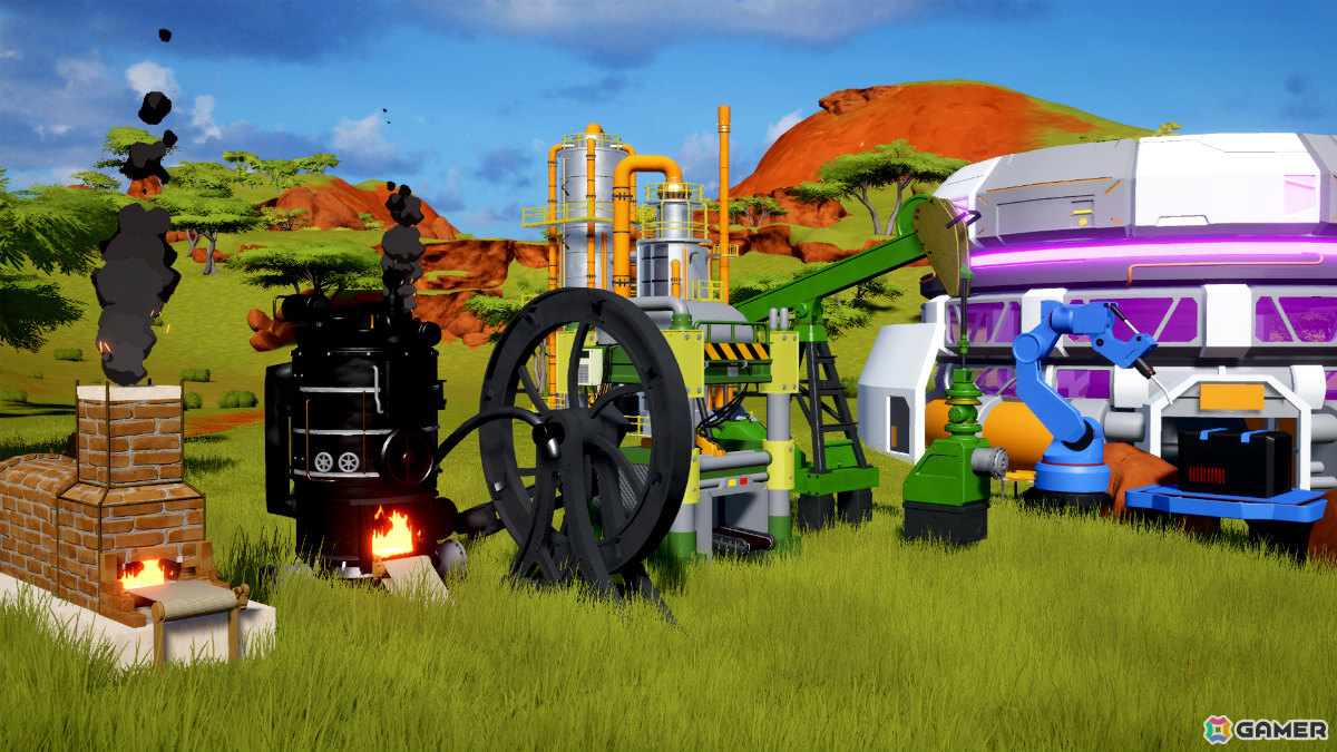 歯車で工場を動かす自動化工場シム×アニメ調RPG「moorestech」のSteamページ＆アナウンストレーラーが公開！の画像8