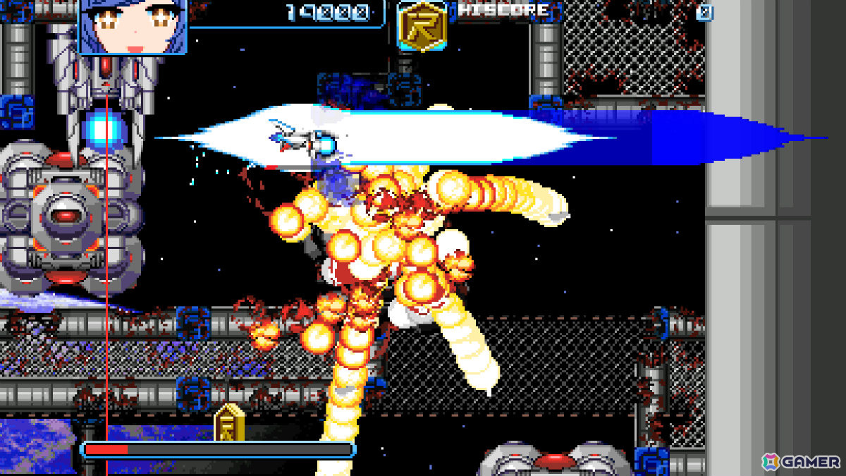 「Graze Counter GM」のびっくりソフトウェアによる攻防一体の横スクロールSTG「Revolgear Zero」が2月19日にリリース！の画像3