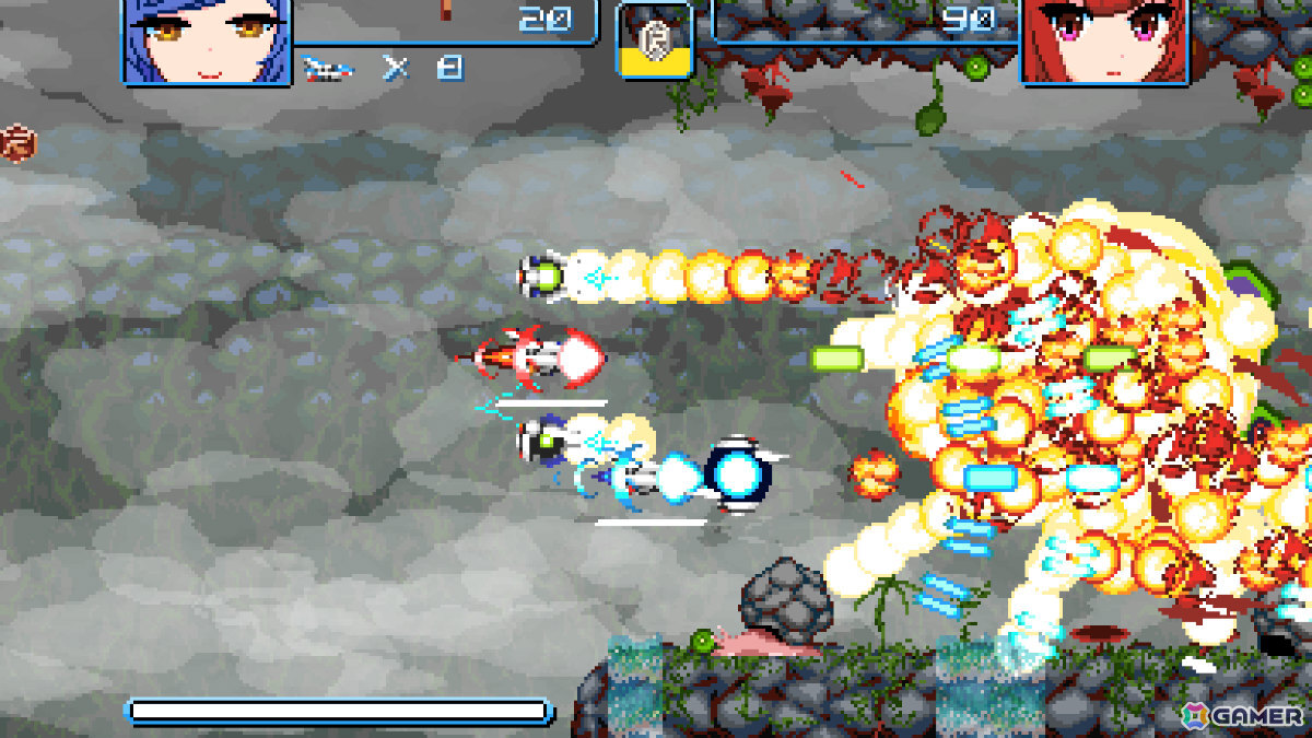 「Graze Counter GM」のびっくりソフトウェアによる攻防一体の横スクロールSTG「Revolgear Zero」が2月19日にリリース！の画像9