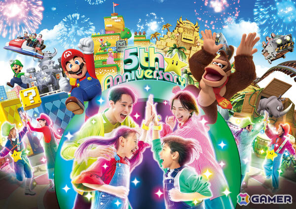 「スーパー・ニンテンドー・ワールド」開業5周年を記念したアニバーサリー・イヤーが3月18日より開催!の画像1