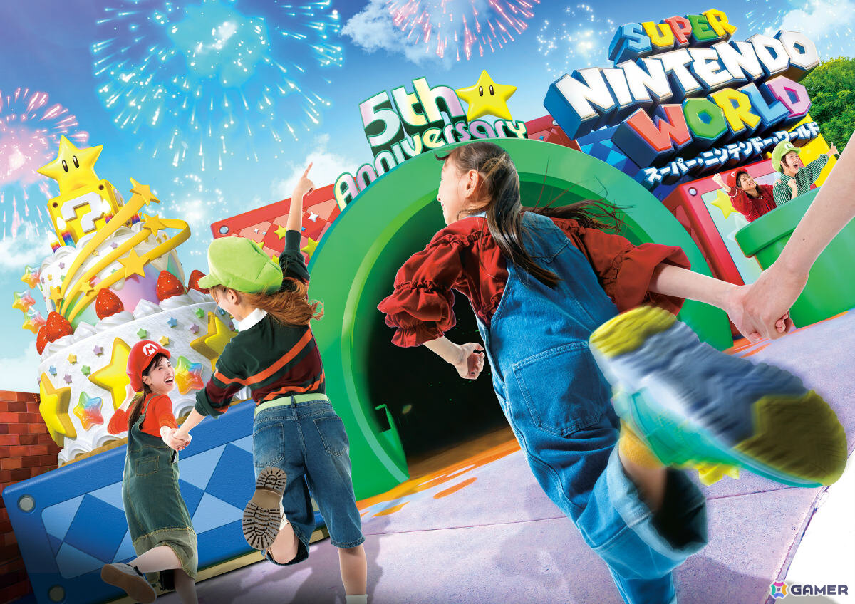 「スーパー・ニンテンドー・ワールド」開業5周年を記念したアニバーサリー・イヤーが3月18日より開催！の画像